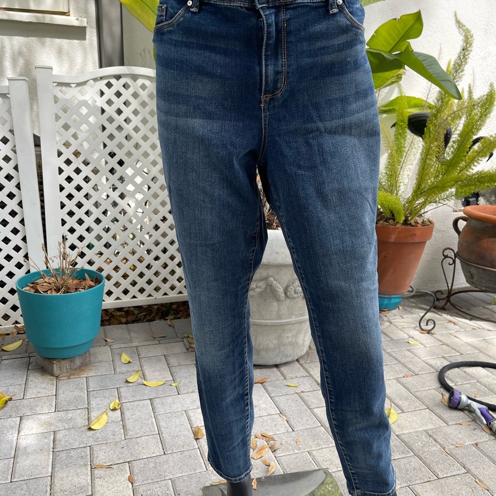 Jessica Simpson Women's High Rise Skinny Jeans, Size 14/32, Blue